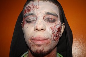 Halloween Zombie make up