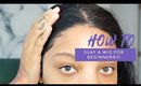 Beginner Friendly No Baby Hair Wig Install | No bleaching, easy plucking natural flat wig