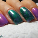 Purple/green