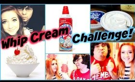 Whip Cream Challenge! | InTheMix | Sam