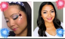 Party Look 4th of July with MissBecky0207 (wet n wild trios)