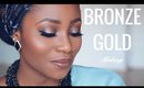 BRONZE GOLD MAKEUP TUTORIAL | THATIGBOCHICK