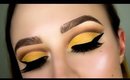 Yellow Cut Crease Makeup & Ipsy Glam Bag 2017