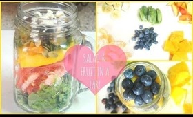 ♥ DIY Fruit & Salad in a Jar ♥