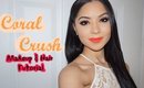 Coral Crush - Makeup & Hair Tutorial