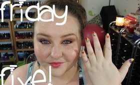 Friday 5 Beauty Favorites featuring SPF in oils, primer sprays, & more!
