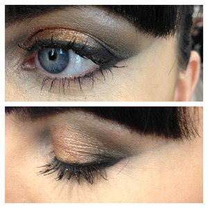 A modern take on a smokey eye 