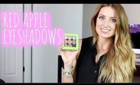 My Red Apple Eyeshadow Palette & Swatches