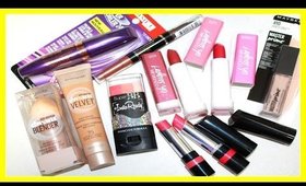 NEW DRUGSTORE MAKEUP HAUL: Maybelline, Rimmel, Covergirl & Physicians Formula