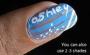 Write ur name! EASY Nail Designs for Beginners- nail design short nails- home nail art tutorial