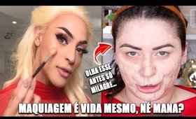 TENTEI IMITAR A MAKE DA PABLLO VITTAR PRO CANAL DA VOGUE | Duda Fernandes