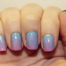 Blue To Pink Gradient + Holo
