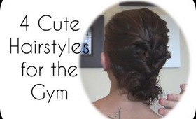 4 cute hairstyles for the gym
