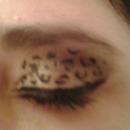 Leopard Print Eye Makeup