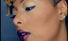 Subtle Eyes and Wine Lips