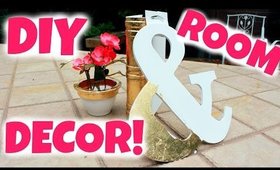 DIY Summer Room Decor With Gold Leaf!