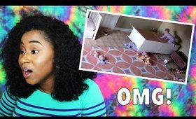 TWO YEAR OLD MIRACULOUSLY SAVES TWIN BROTHER THE FULL VIDEO! TRINREACTS