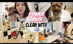 POWER HOUR CLEAN WITH ME | CLEANING MOTIVATION | CLEANING COLLAB