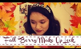 Fall Berry Makeup Look | ThePinkestGirl