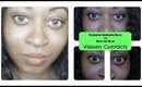 Comparing Greenish Blue vs Grayish Blue Vassen Contacts On Brown Eyes