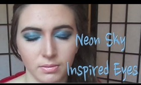 Neon Sky Inspired Eyes | Lana Fried