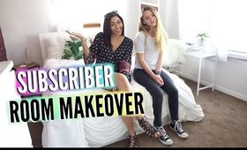 Subscriber ROOM MAKEOVER + Room Tour & GIVEAWAY!