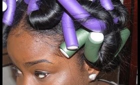 ♥ !NO HEAT CURLS! using flexirods! ♥