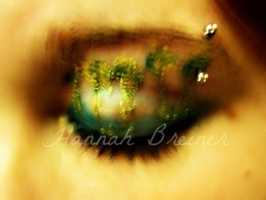 The picture is slightly blurry, but I was asked to do peacock eyes by a friend that is absolutely OBSESSED with peacocks. She didn't wash it off for three days...