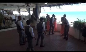 Ray & Tess Barbados Wedding: Reception Entrance
