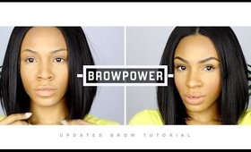 Updated Eyebrow Tutorial #BrowPower ▸ VICKYLOGAN