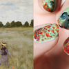 Nail Art Les Coquelicots | Claude Monet 