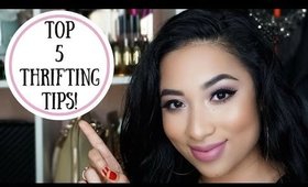 Top 5 Thrifting Tips 2016 + GIVEAWAY!