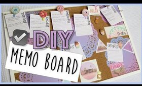 Memo Cork Board DIY | Back To School 2016
