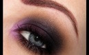 Dark Purple Smokey Eye makeup tutorial