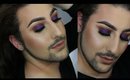 Purple GLITTER Smokey Eye Makeup Tutorial | MakeupGeek Sparklers!