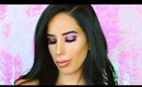 Purple / Pink Halo Eyes Prom Makeup Tutorial  | Class of 2016
