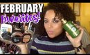 FEBRUARY FAVORITES 2017 | Natural Hair Makeup Skincare | MelissaQ