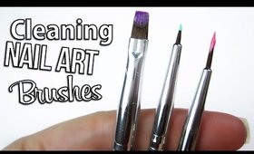 Clean Your Nail Art Brushes Perfectly!