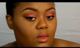 Peachy Pretty Makup Look-@glamhousedivatv