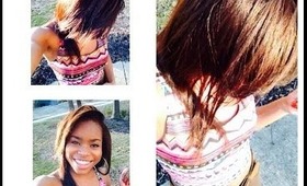 Shawty dyed her hair!!