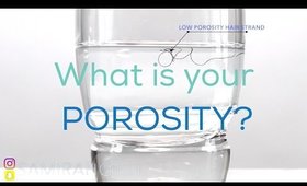 How To Find Out Your Hair Porosity - Strand Test on High & Low Porosity Natural Hair | Samirah Gilli