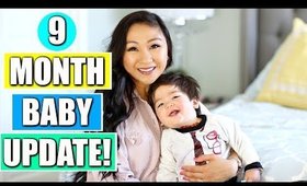 JACOB'S 9 MONTH BABY UPDATE| Crawling,  Traveling, Teething