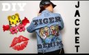 DIY | Tiger Denim Jacket & Chain | BellaGemaNails
