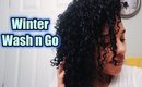 Winter Curly Hair Wash & Go | leiydbeauty