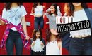 How I: Style High Waisted Jeans/Pants | 6 Outfit Ideas For School