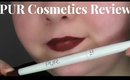 Pur Cosmetics | On Point Lip Liner in Vamp Lip Swatch & | Review