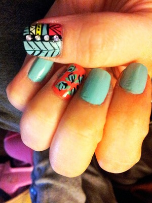 My nails done by me :)
