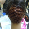 Upside Down French Braid