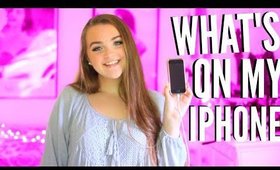 WHAT'S ON MY IPHONE 2017!!!