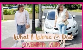 What I Wore & Did in November // Monthly Vlog | fashionxfairytale